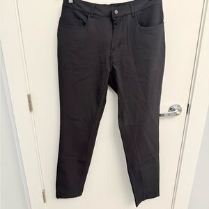 State & Liberty Men's Athletic Fit Stretch Black Pants